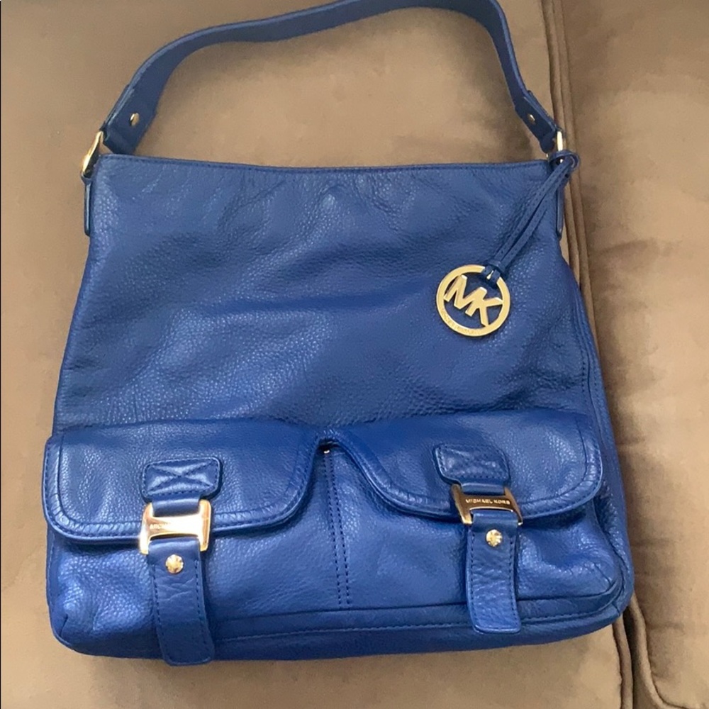 Blue Michael Kors Bag